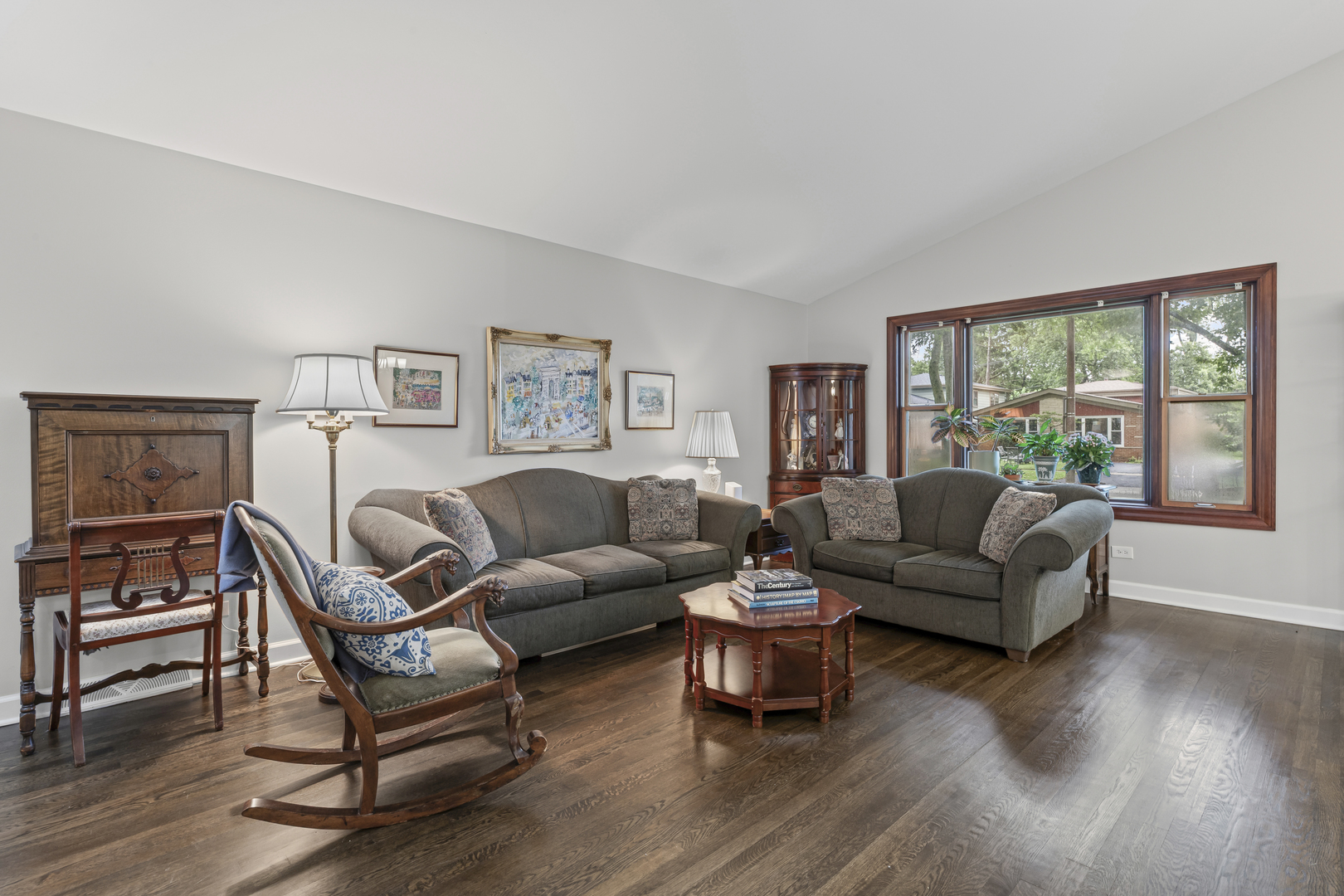 619 Leamington Avenue Wilmette, IL 60091 - Photo 2 of 19 a living room with furniture and a window