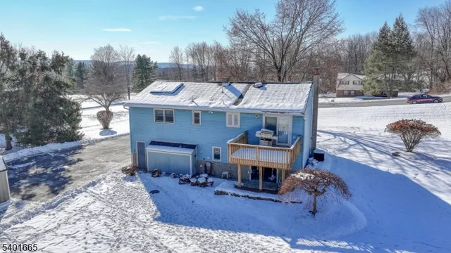 a view of a backyard of a house