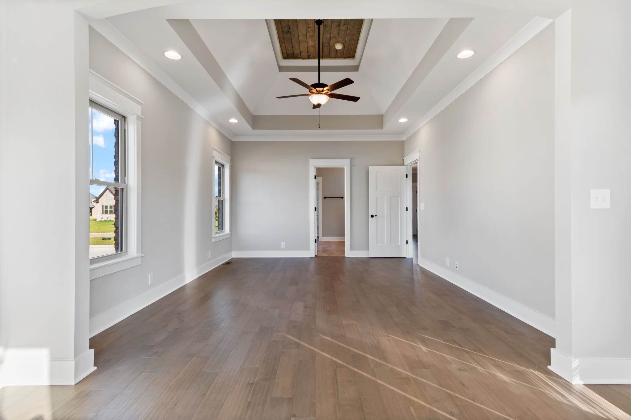 2712 Carousel Drive Murfreesboro, TN 37128 - Photo 25 of 36 wooden floor in an empty room with a window