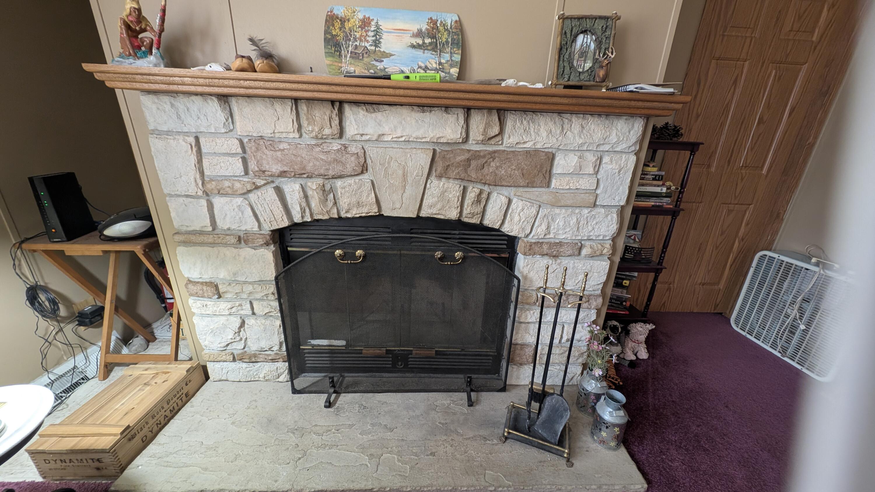 2299 Kent Road Rothbury, MI 49452 - Photo 8 of 32 Fireplace