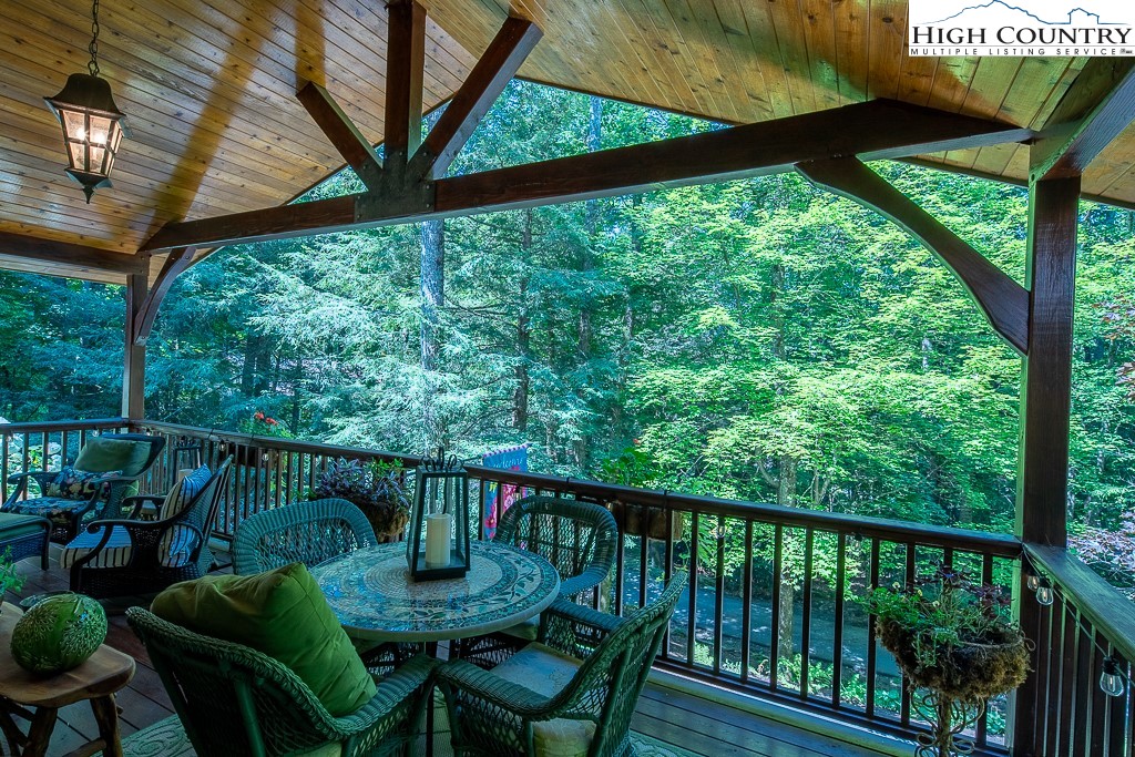 127 Apple Tree Boone, NC 28607 - Photo 24 of 50 a view of a two chairs in the balcony
