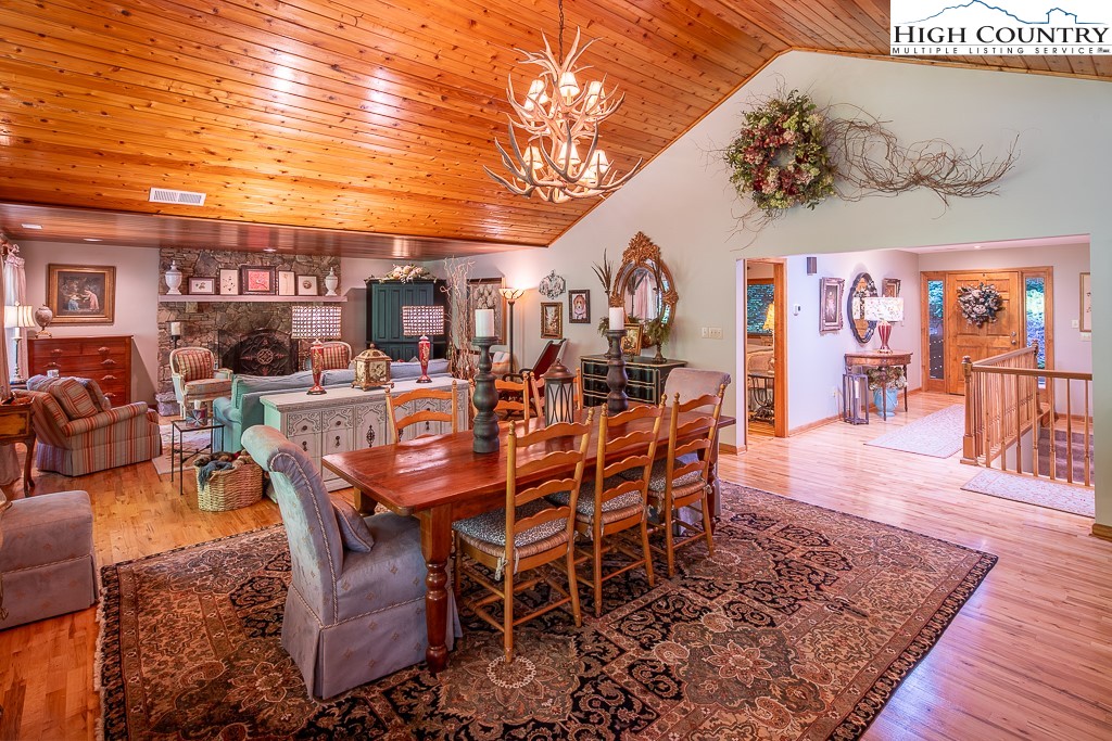 127 Apple Tree Boone, NC 28607 - Photo 10 of 50 a view of a dining room with furniture