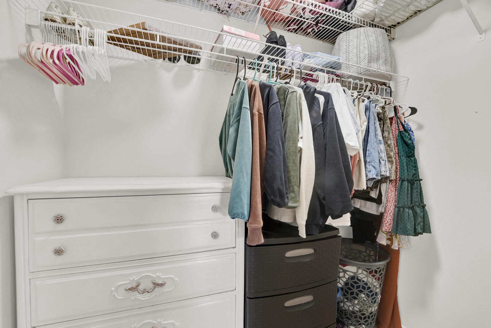 340 Ruckel Drive Niceville, FL 32578 - Photo 38 of 66 a view of walk in closet with clothes and shoes