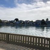 a view of a lake from a terrace