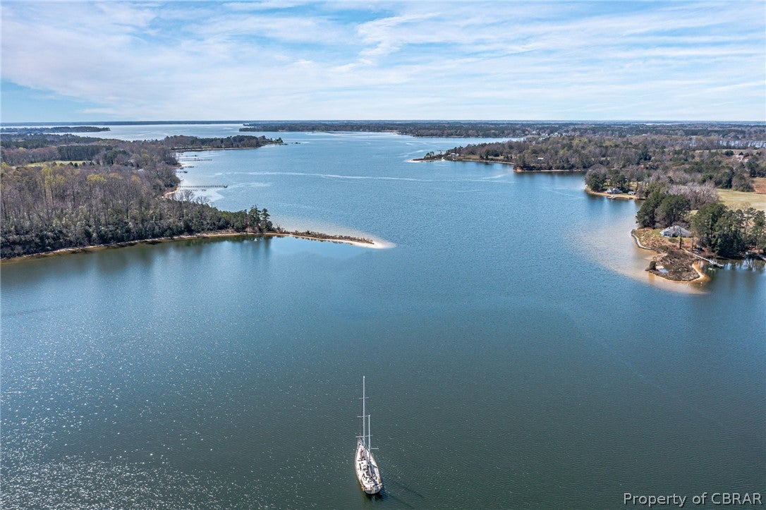 Looking east up the river