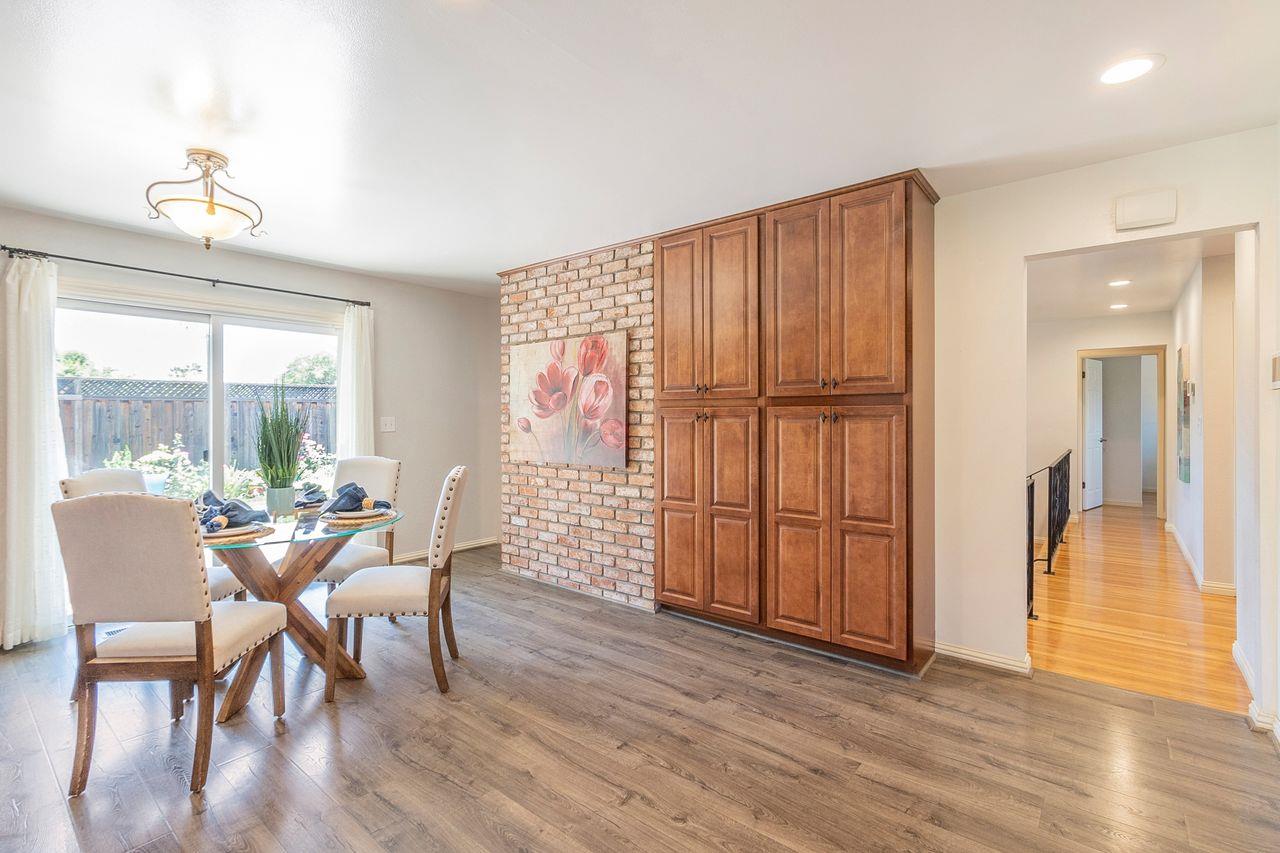 616 Sobrato Drive Campbell, CA 95008 - Photo 12 of 27 a view of a dining room with furniture window and wooden floor