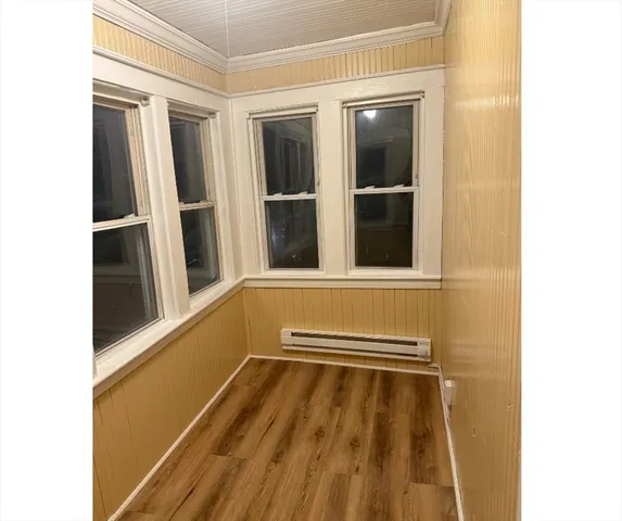 a view of a hardwood & door