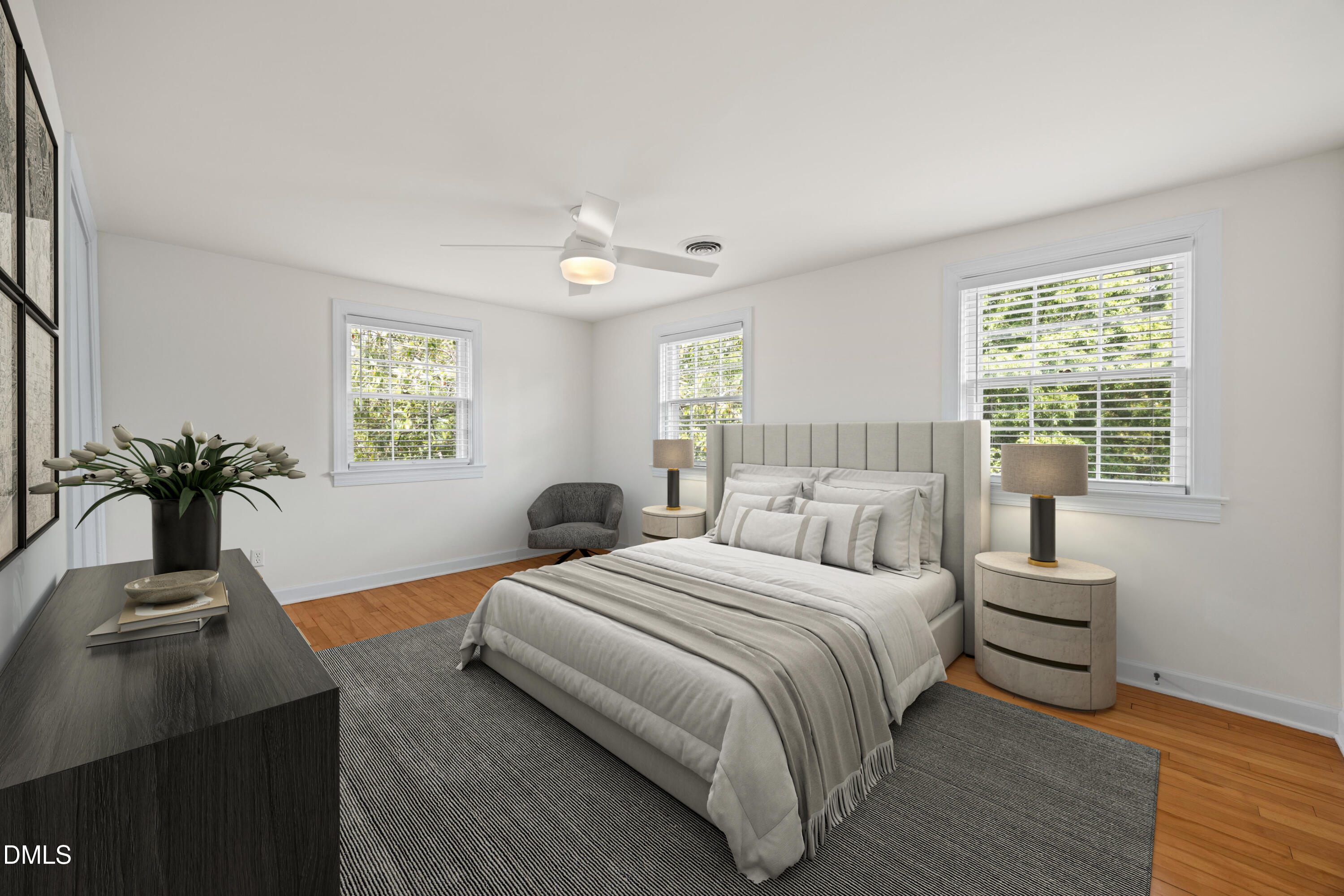 1627 Sutton Drive Raleigh, NC 27605 - Photo 15 of 33 a bedroom with a bed and a window