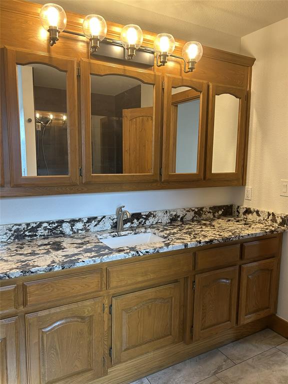 307 County Road 4790 Boyd, TX 76023 - Photo 14 of 25 a bathroom with a sink and a mirror