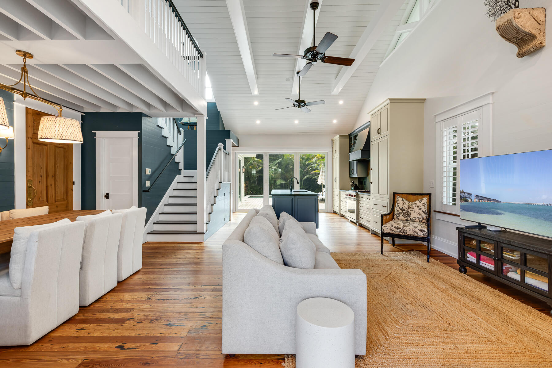 1230 South Street Key West, FL 33040 - Photo 18 of 60 a living room with furniture and a flat screen tv