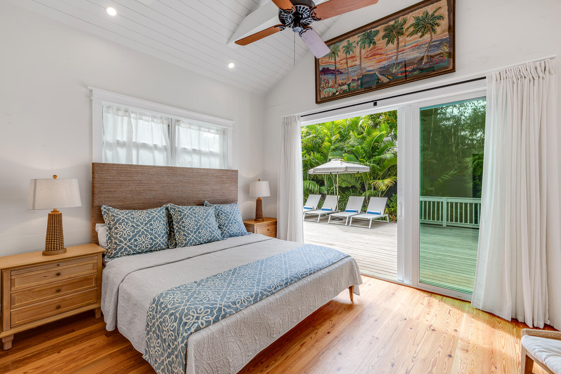 1230 South Street Key West, FL 33040 - Photo 29 of 60 a bedroom with a large bed and a large window
