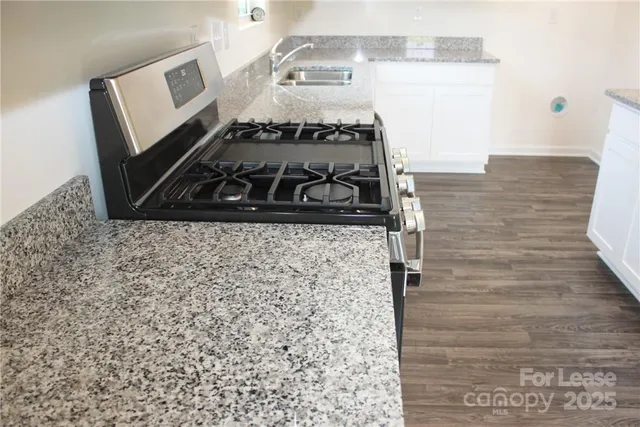 a close view of stove top oven