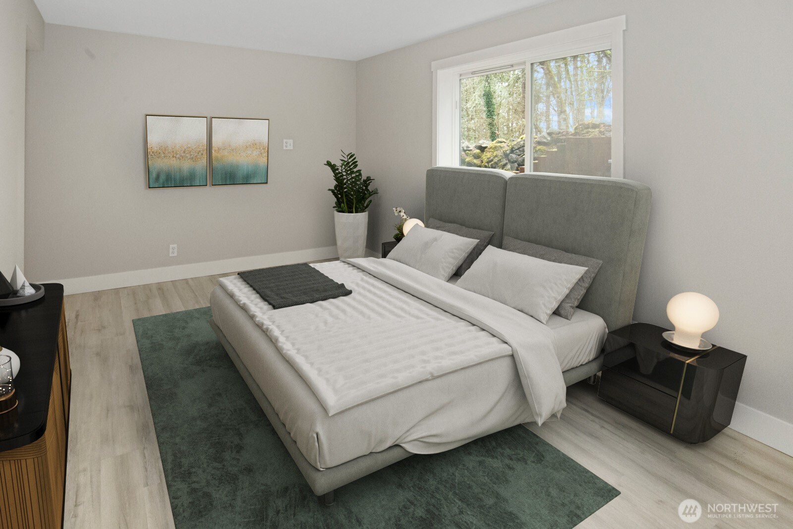 15002 Willow Road Southeast Port Orchard, WA 98367 - Photo 28 of 40 a bedroom with bed and window