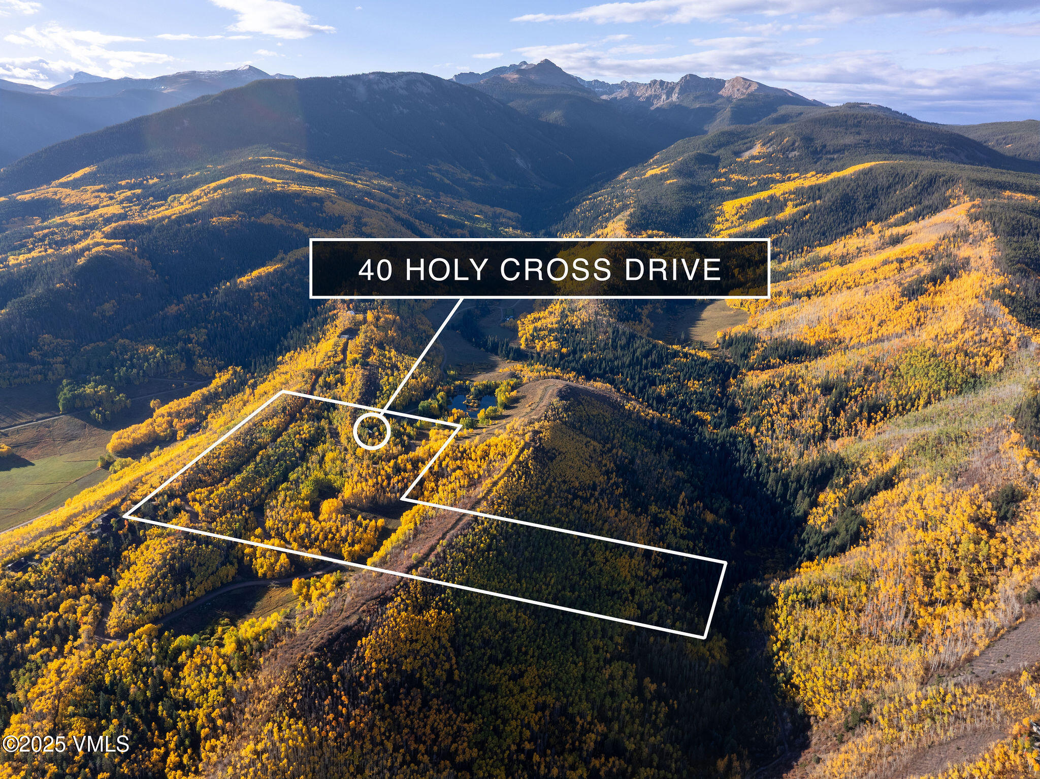 40 Holy Cross Drive Edwards, CO 81632 - Photo 2 of 26 2509_40_holy_cross_aerial_fall_g_marked