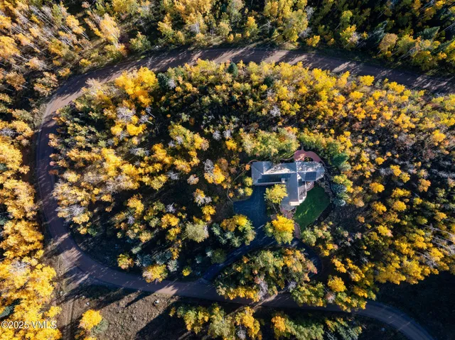 a view of an outdoor space and mountain view