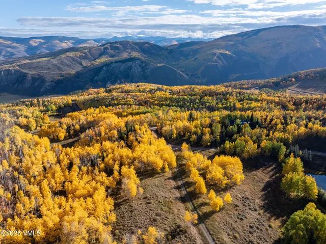 a view of an outdoor space and mountain view