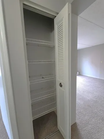 a view of walk in closet