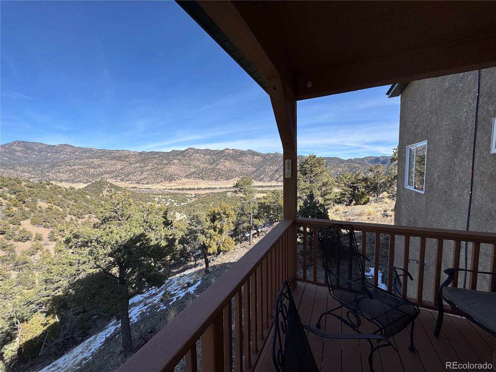 402 Trailridge Road Coaldale, CO 81222 - Photo 38 of 50 a view of a city from a balcony