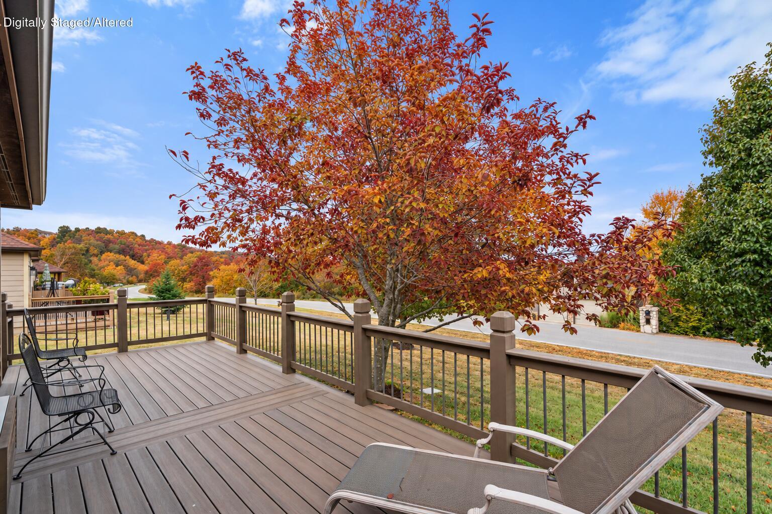 56 Mountain View Court Reeds Spring, MO 65737 - Photo 6 of 68 Ozarks Home Framed by Autumn Foliage-5