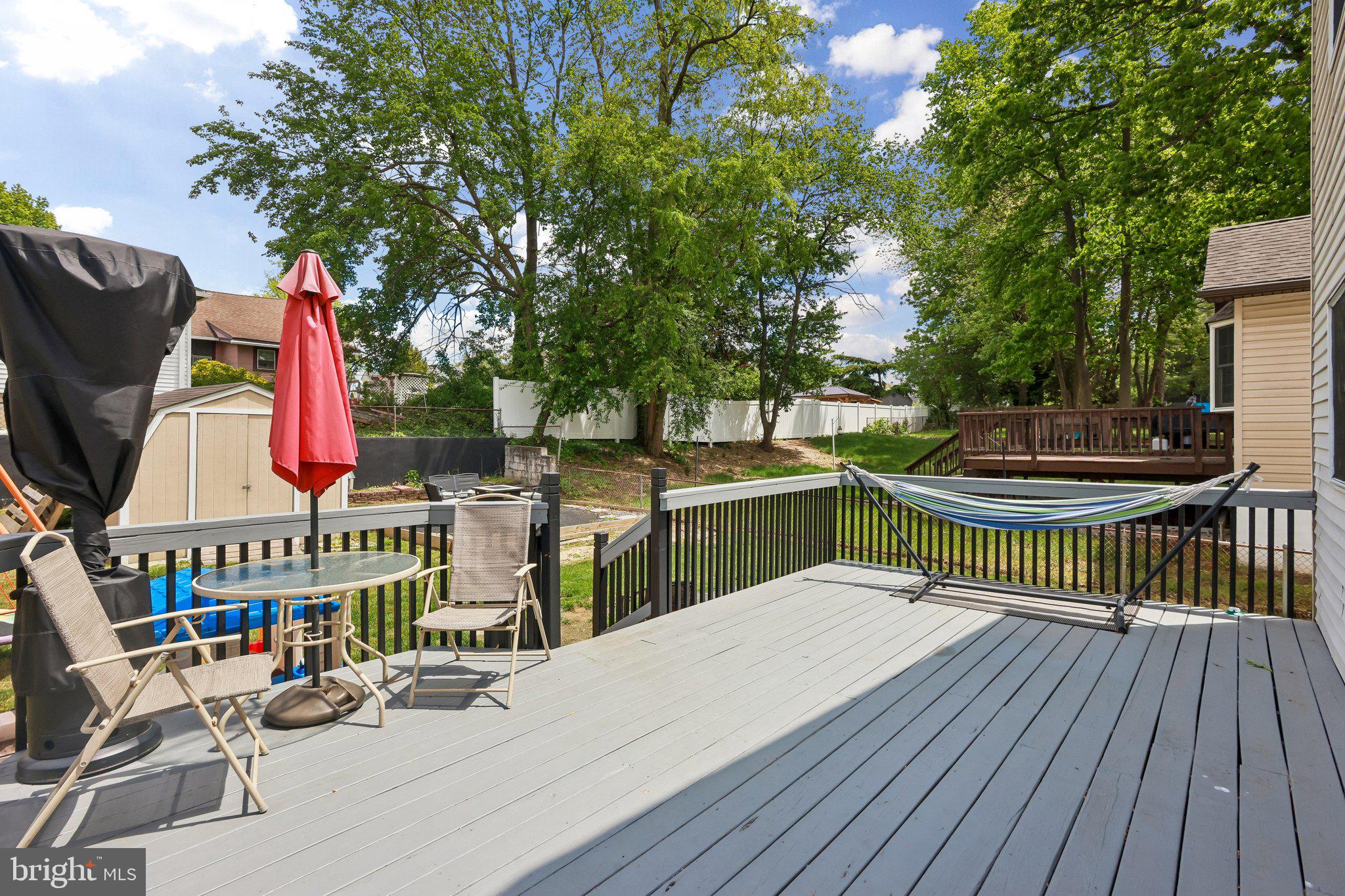 878 Crescent Avenue Runnemede, NJ 08078 - Photo 22 of 24 a view of roof deck with a barbeque and furniture