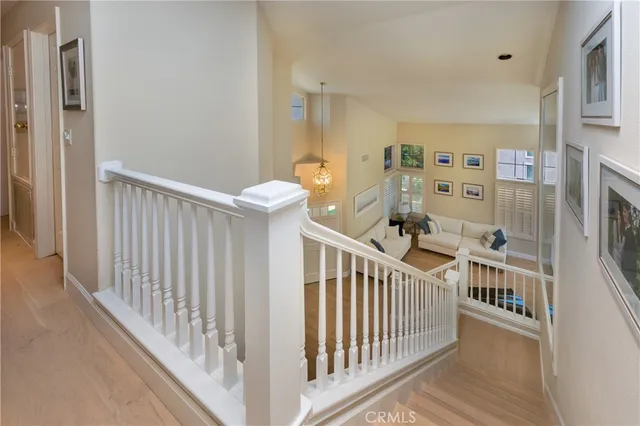 a view of livingroom with furniture and stairs