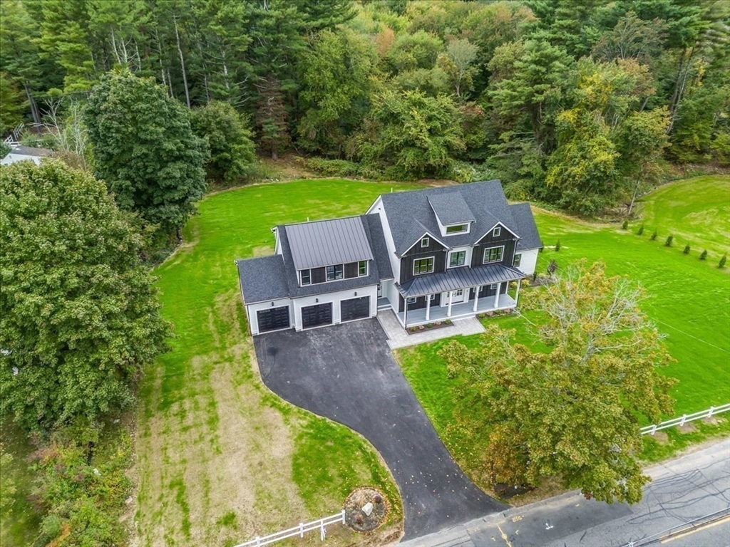 103 Center Street Hanover, MA 02339 - Photo 36 of 42 an aerial view of a house with a garden