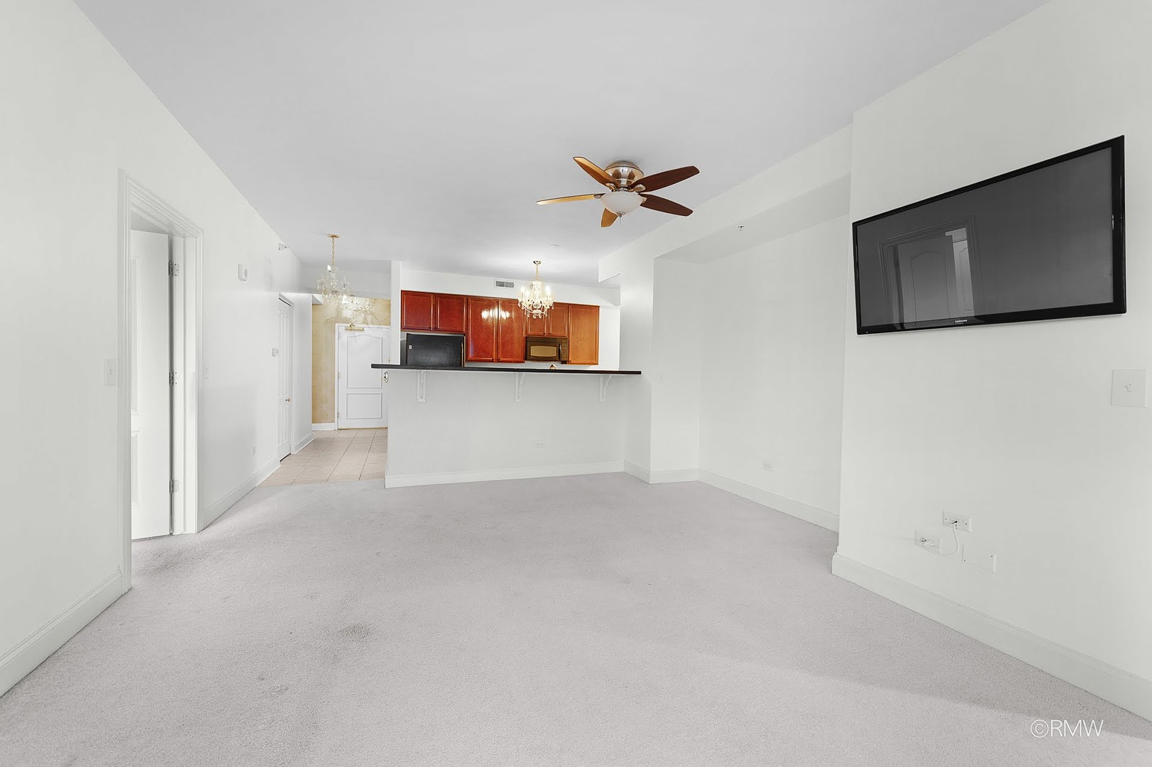 1 Itasca Place, Unit 412 Addison, IL 60143 - Photo 17 of 28 a view of empty room with windows and fireplace