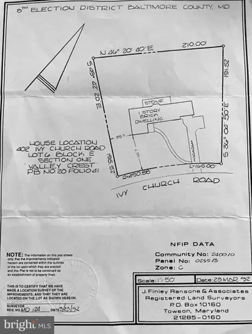 $785,000 | 402 Ivy Church Road, Lutherville-Timonium, MD 21093