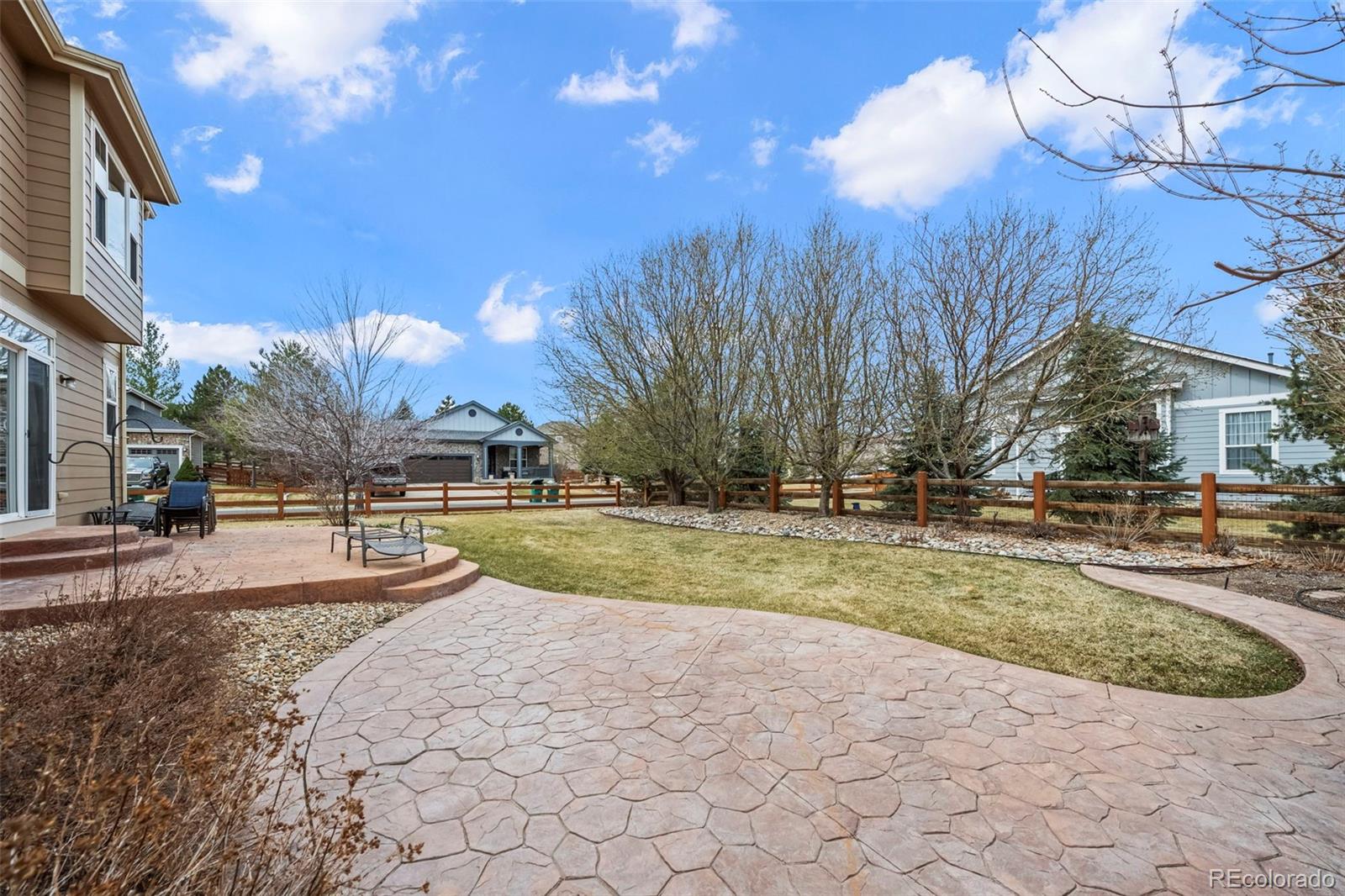 4463 Eagle River Run Broomfield, CO 80023 - Photo 34 of 44 a view of yard with swimming pool and sitting area