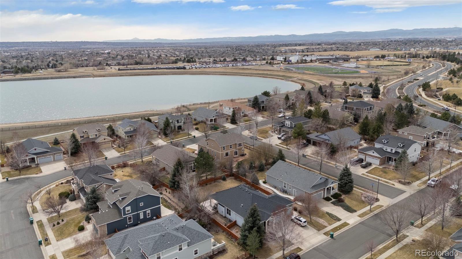 4463 Eagle River Run Broomfield, CO 80023 - Photo 39 of 44 an aerial view of a city with lots of residential buildings