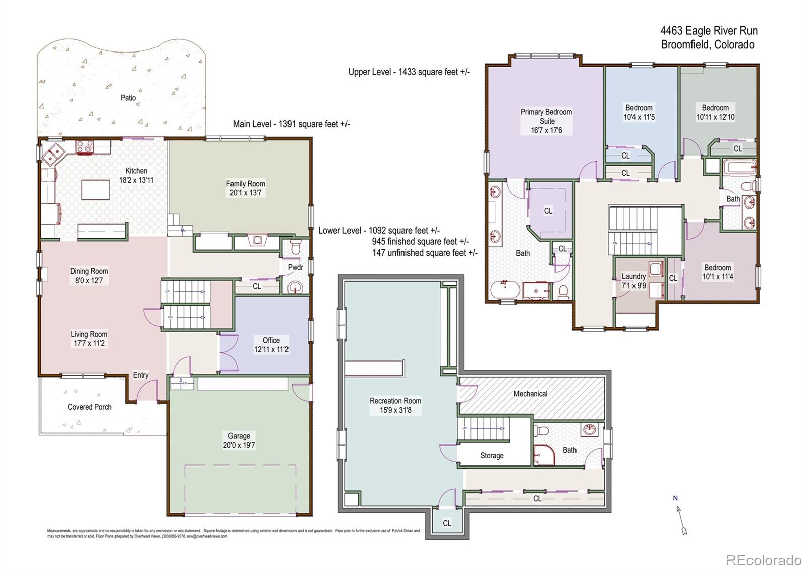 4463 Eagle River Run Broomfield, CO 80023 - Photo 44 of 44 an aerial view of a kitchen