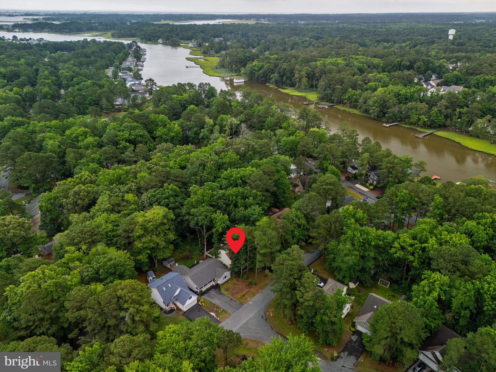 10 Gloucester Road Ocean Pines, MD 21811 - Photo 35 of 37 an aerial view of residential house with outdoor space and lake view