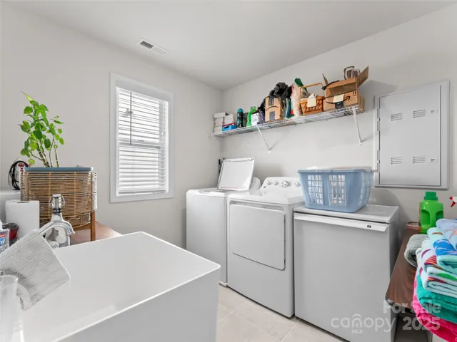 a room with storage and utility