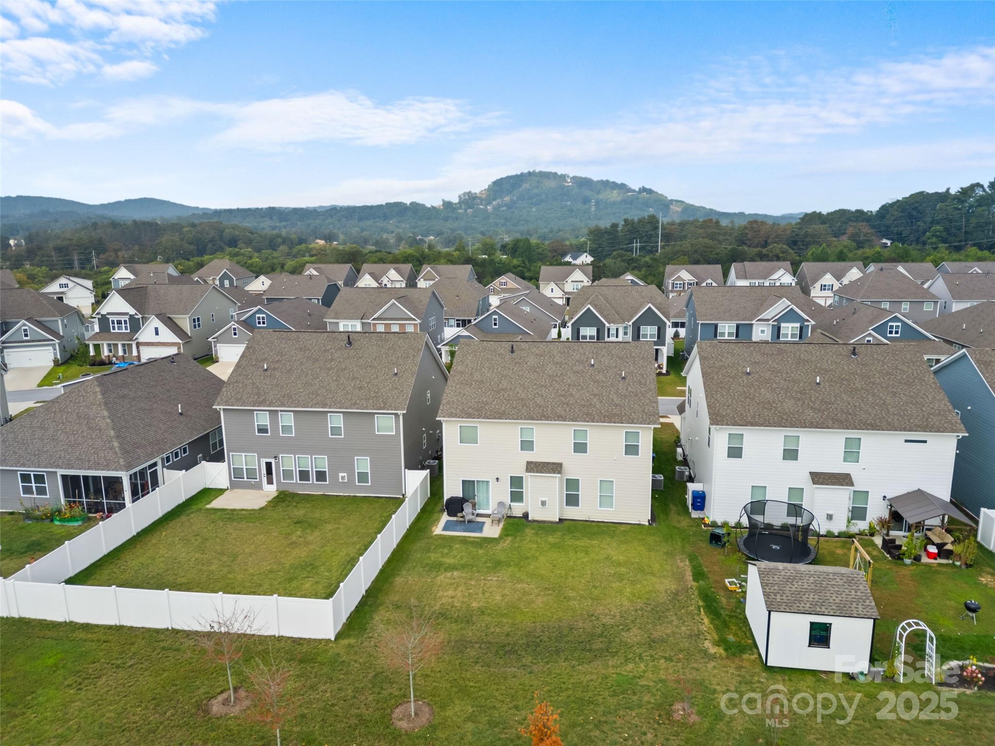 108 Thornberry Road Hendersonville, NC 28792 - Photo 40 of 42 an aerial view of a house with a garden
