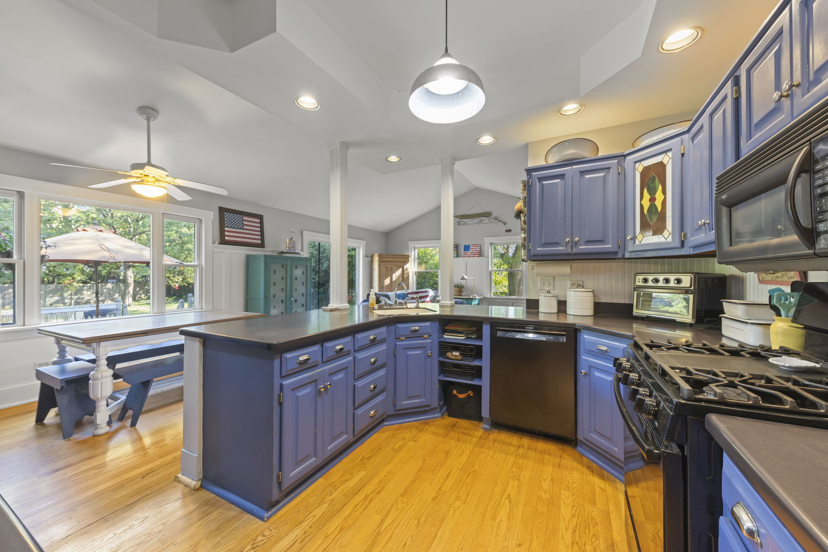 1750 Olive Road Homewood, IL 60430 - Photo 15 of 35 a kitchen with a stove a sink and a refrigerator