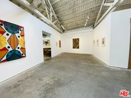 a view of a flower room with a lot of flowers