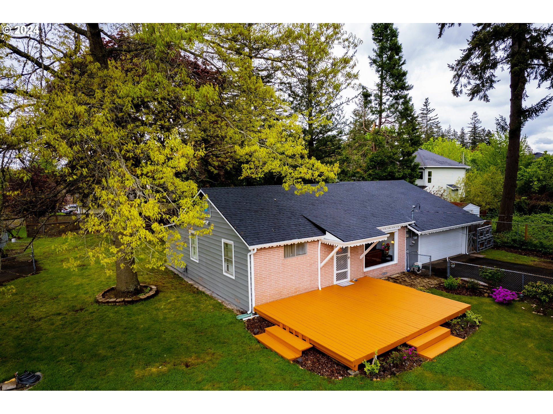 17141 Southeast Stephens Street Portland, OR 97233 - Photo 21 of 27 a aerial view of residential houses with yard and trees