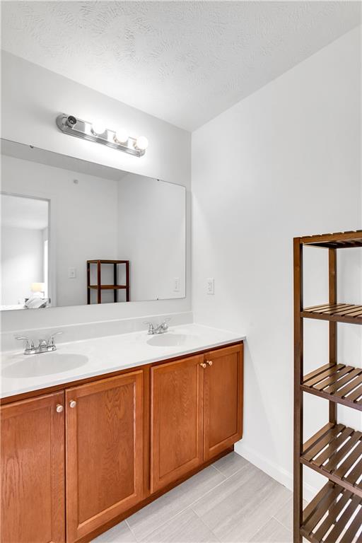 6439 Lindsey Lane Export, PA 15632 - Photo 25 of 39 a bathroom with a sink and a mirror