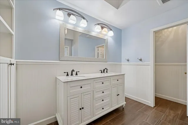 a utility room with a washer and dryer