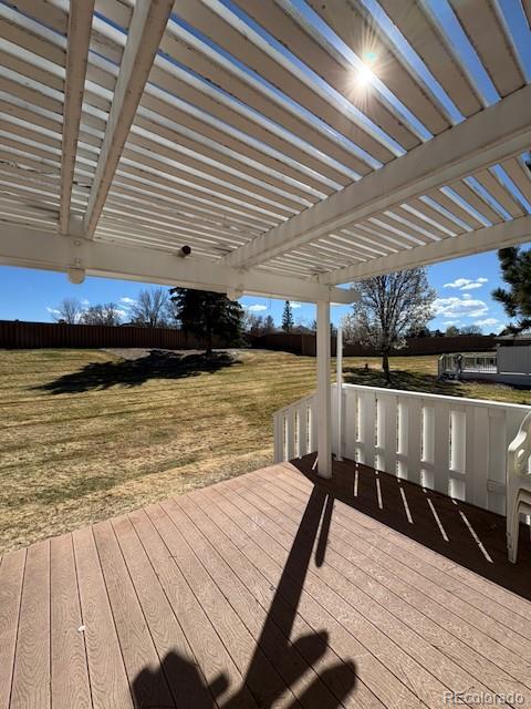 4 Shetland Court Highlands Ranch, CO 80130 - Photo 6 of 46 a view of a balcony with wooden floor