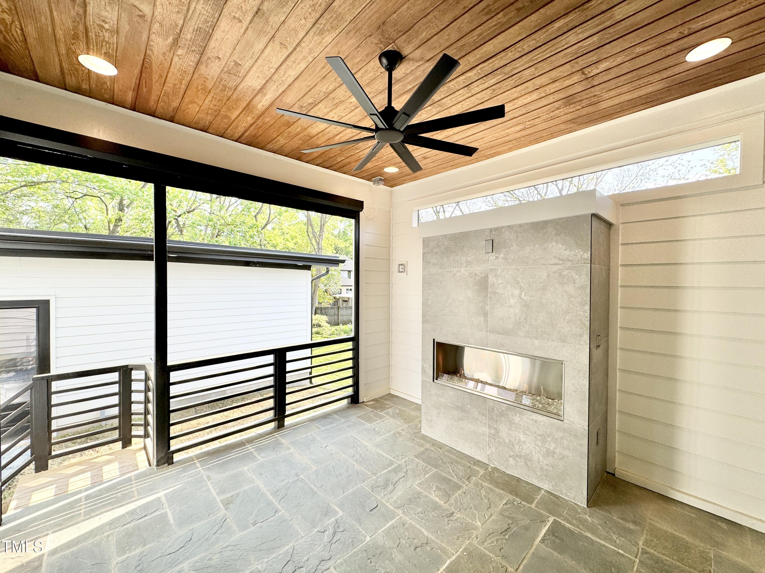 622 Glascock Street Raleigh, NC 27604 - Photo 40 of 81 a view of a room with a window and a ceiling fan
