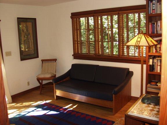 453 Las Alturas Road Santa Barbara, CA 93103 - Photo 14 of 21 a living room with furniture and a floor to ceiling window