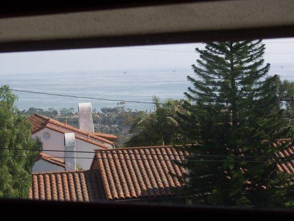 453 Las Alturas Road Santa Barbara, CA 93103 - Photo 20 of 21 a view of balcony with wooden floor and outdoor space