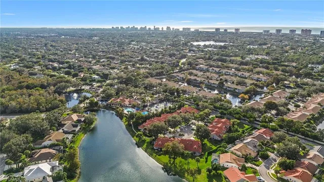 an aerial view of a city with lots of residential buildings