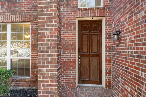 a view of a door
