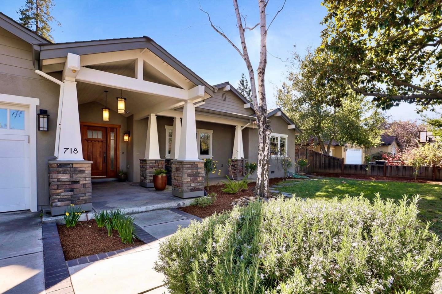 718 Covington Road Los Altos, CA 94024 - Photo 4 of 49 a view of a house with backyard porch and sitting area