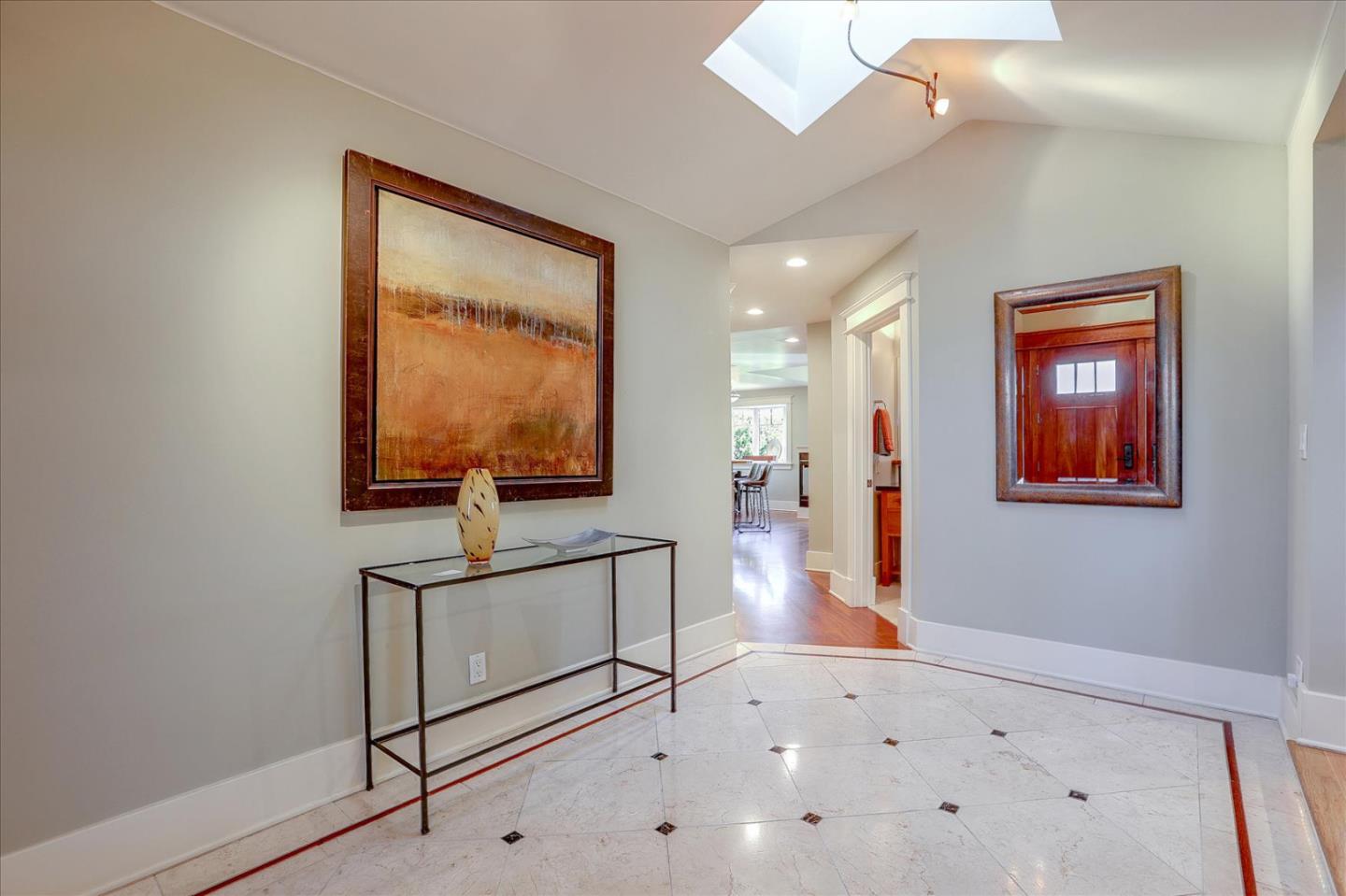 718 Covington Road Los Altos, CA 94024 - Photo 6 of 49 a view of a hallway with workspace