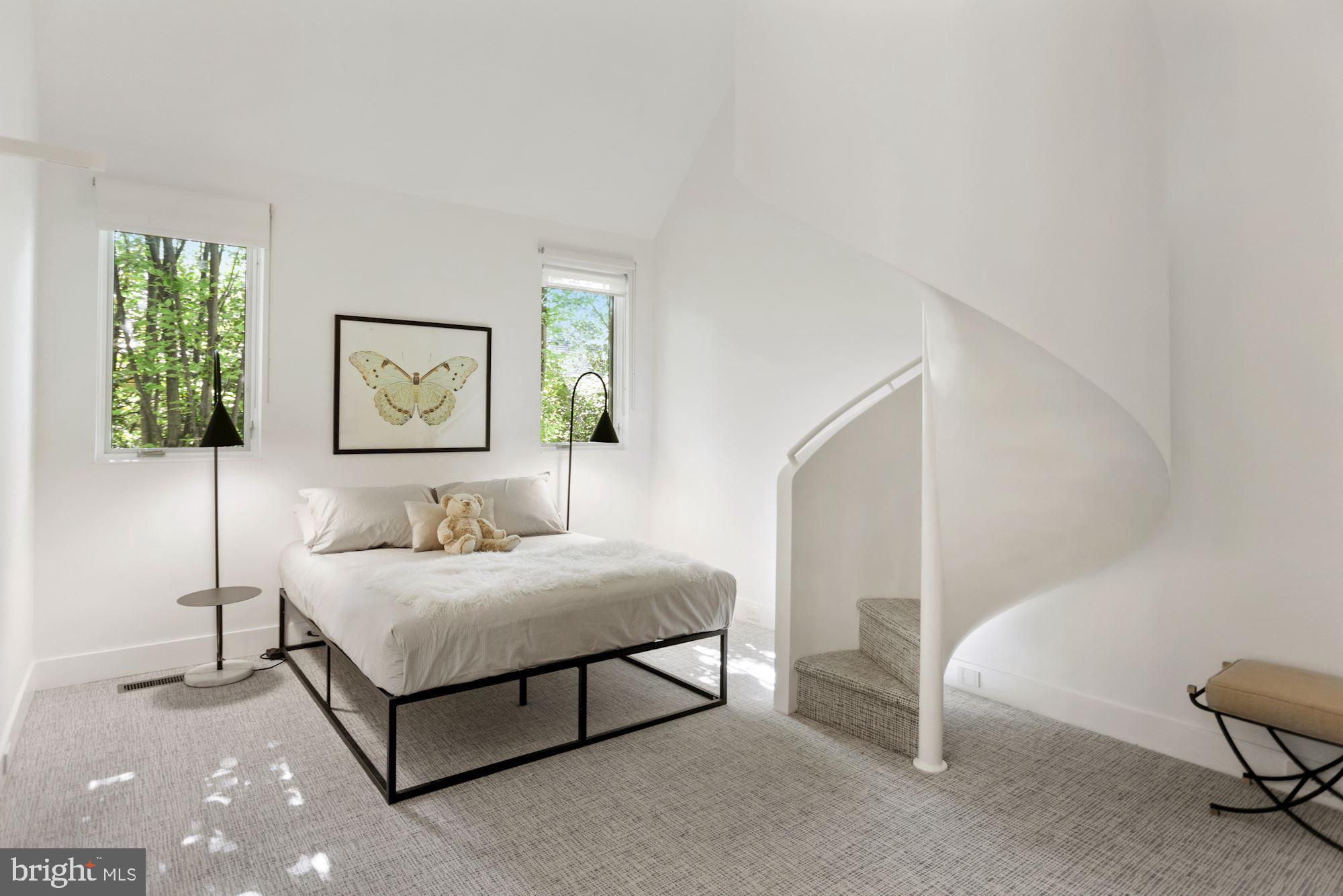 4716 Falstone Avenue Chevy Chase, MD 20815 - Photo 21 of 38 Bedroom with stair to Loft