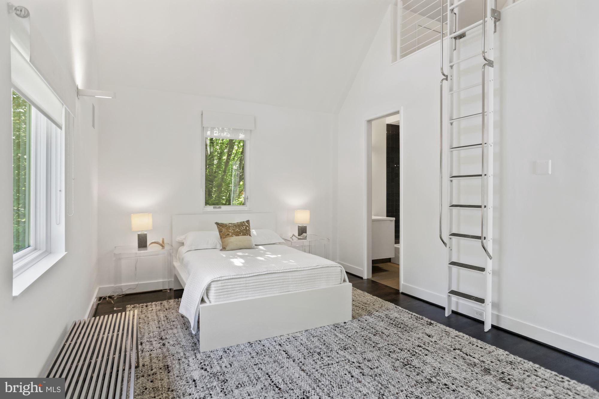 4716 Falstone Avenue Chevy Chase, MD 20815 - Photo 23 of 38 Bedroom with ladder to Loft