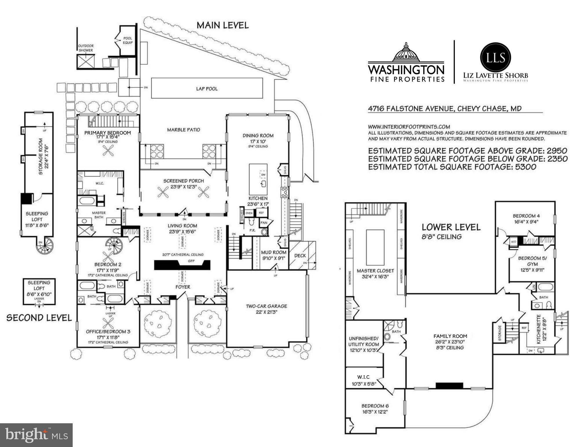 4716 Falstone Avenue Chevy Chase, MD 20815 - Photo 38 of 38 Floor Plan